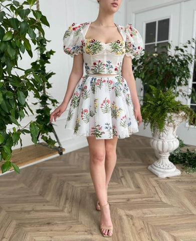 2023 New Dress Bohemian Retro Pattern Colorful Embroidered Sexy Loose Long Dress