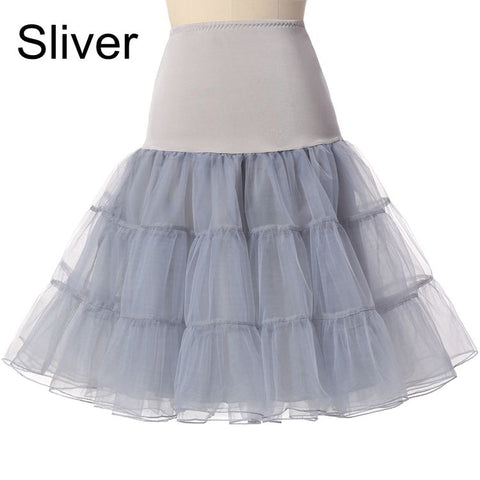 24 Hours for Shipping Free 50s Cosplay Petticoat Rockabilly Dress Crinoline for Woman Wedding Bridal Underskirt Rockabilly Tutu
