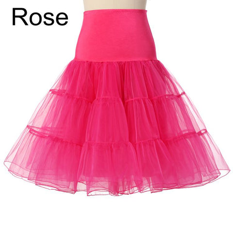 24 Hours for Shipping Free 50s Cosplay Petticoat Rockabilly Dress Crinoline for Woman Wedding Bridal Underskirt Rockabilly Tutu