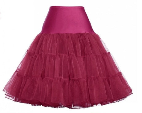 24 Hours for Shipping Free 50s Cosplay Petticoat Rockabilly Dress Crinoline for Woman Wedding Bridal Underskirt Rockabilly Tutu