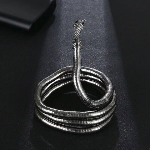 CANPEL Trendy Jewelry Snake Necklace Hot Selling Personality Design Soft Metal Necklace For Women Party Gift