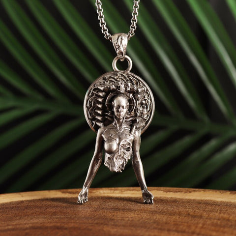 Classic Mythical Character Scarlet Wings Holy Sword Archangel Michael Pendant Necklace for Men Ladies Daily Cycling Wear Jewelry