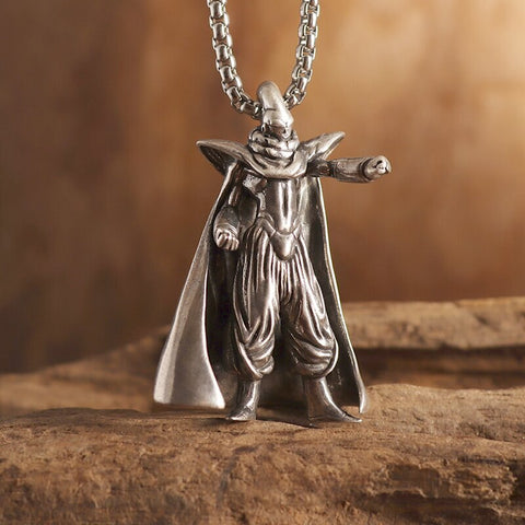 Classic Mythical Character Scarlet Wings Holy Sword Archangel Michael Pendant Necklace for Men Ladies Daily Cycling Wear Jewelry