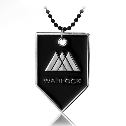 FPS Game Destiny 2 Necklace Black Titan Hunter Figure The Same Pendant Choker Game Fans Cosplay Gift Jewelry For Women Men