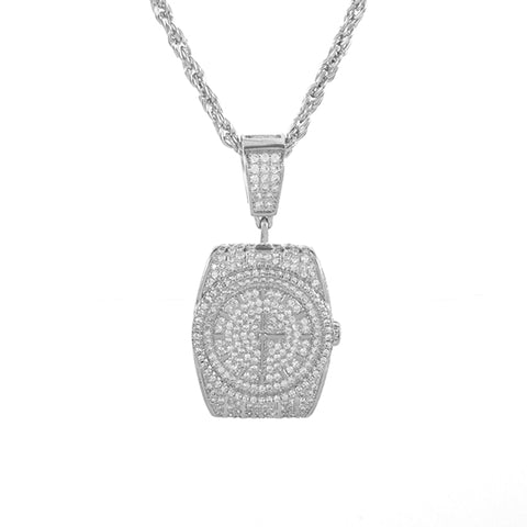 Hip Hop Ice Out Zircon Size 23 Jersey Pendant Necklace for Men Women Punk Rock Party Jewelry Gift