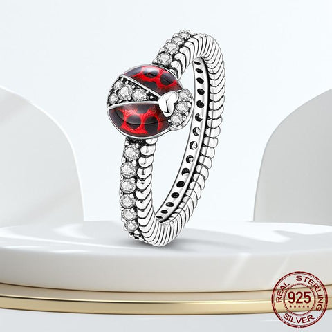 Hot Sale 925 Silver Stackable infinite Heart Daisy Flower Ring For Women Original Silver 925 Rings Brand Jewelry Gift