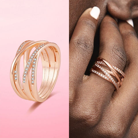Hot Sale 925 Silver Stackable infinite Heart Daisy Flower Ring For Women Original Silver 925 Rings Brand Jewelry Gift