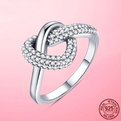 Hot Sale 925 Silver Stackable infinite Heart Daisy Flower Ring For Women Original Silver 925 Rings Brand Jewelry Gift