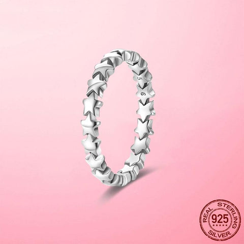 Hot Sale 925 Silver Stackable infinite Heart Daisy Flower Ring For Women Original Silver 925 Rings Brand Jewelry Gift