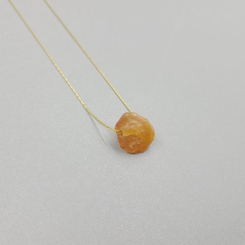 Raw Aquamarine March Birthstone Necklace Throat Chakra Crystal Healing Rough Gemstone Boho Style