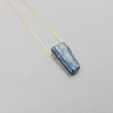 Raw Aquamarine March Birthstone Necklace Throat Chakra Crystal Healing Rough Gemstone Boho Style