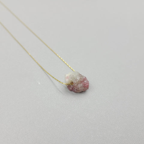 Raw Aquamarine March Birthstone Necklace Throat Chakra Crystal Healing Rough Gemstone Boho Style