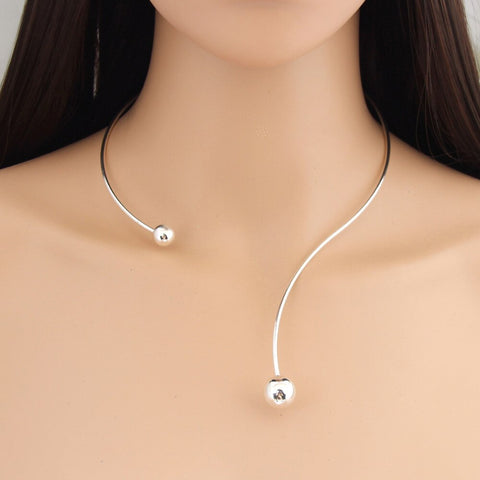 Fashion Simple Torques Collar necklace for women Personality Women Collar Necklaces Maxi Chokers