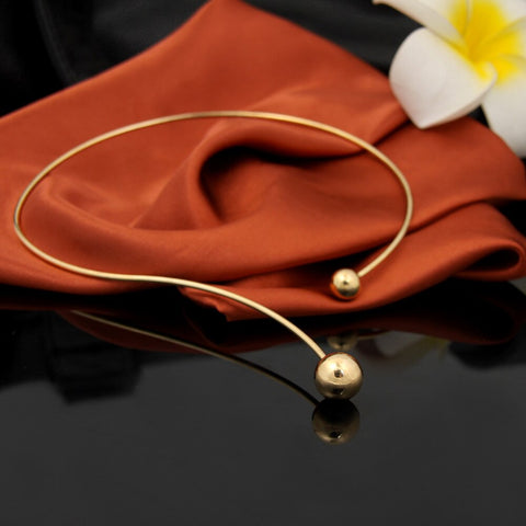 Fashion Simple Torques Collar necklace for women Personality Women Collar Necklaces Maxi Chokers
