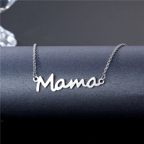 Stainless steel name necklace female zodiac necklace personality letters clavicle chain