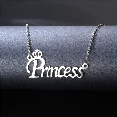 Stainless steel name necklace female zodiac necklace personality letters clavicle chain