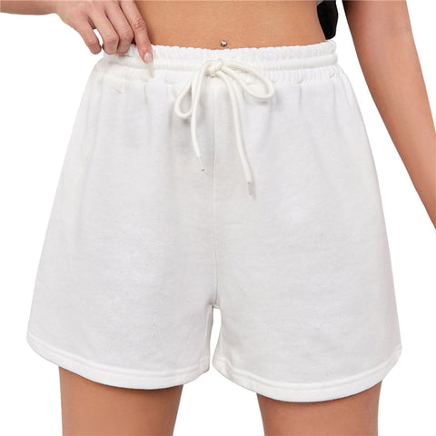 Women Simple Shorts Cotton Cozy Casual Shorts Home Yoga Beach Pants Female Sports Shorts Indoor Outdoor Wide Leg Bottoms 2023