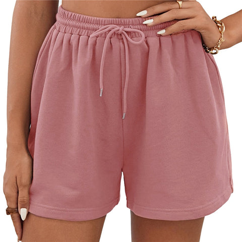 Women Simple Shorts Cotton Cozy Casual Shorts Home Yoga Beach Pants Female Sports Shorts Indoor Outdoor Wide Leg Bottoms 2023
