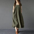 ZANZEA Summer Vintage Dress Women Casual Midi Sundress Robe Femme Solid Party Vestido Short Sleeve Lace Patchwork Kaftan Dresses