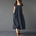 ZANZEA Summer Vintage Dress Women Casual Midi Sundress Robe Femme Solid Party Vestido Short Sleeve Lace Patchwork Kaftan Dresses