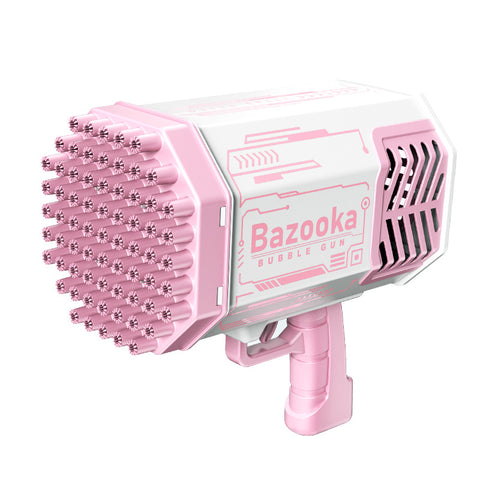 69 hole bubble blowing machine children's handheld Internet celebrity burst Gatling gun 64 holes girl heart boys and girls toys